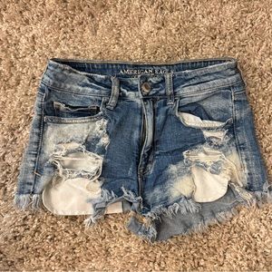 Size 6 American Eagle high rise denim shortie short